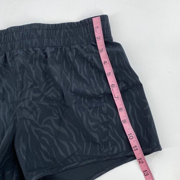 Marika Running Shorts with Panty Activewear Animal Zebra Print L Black - Picture 4 of 9